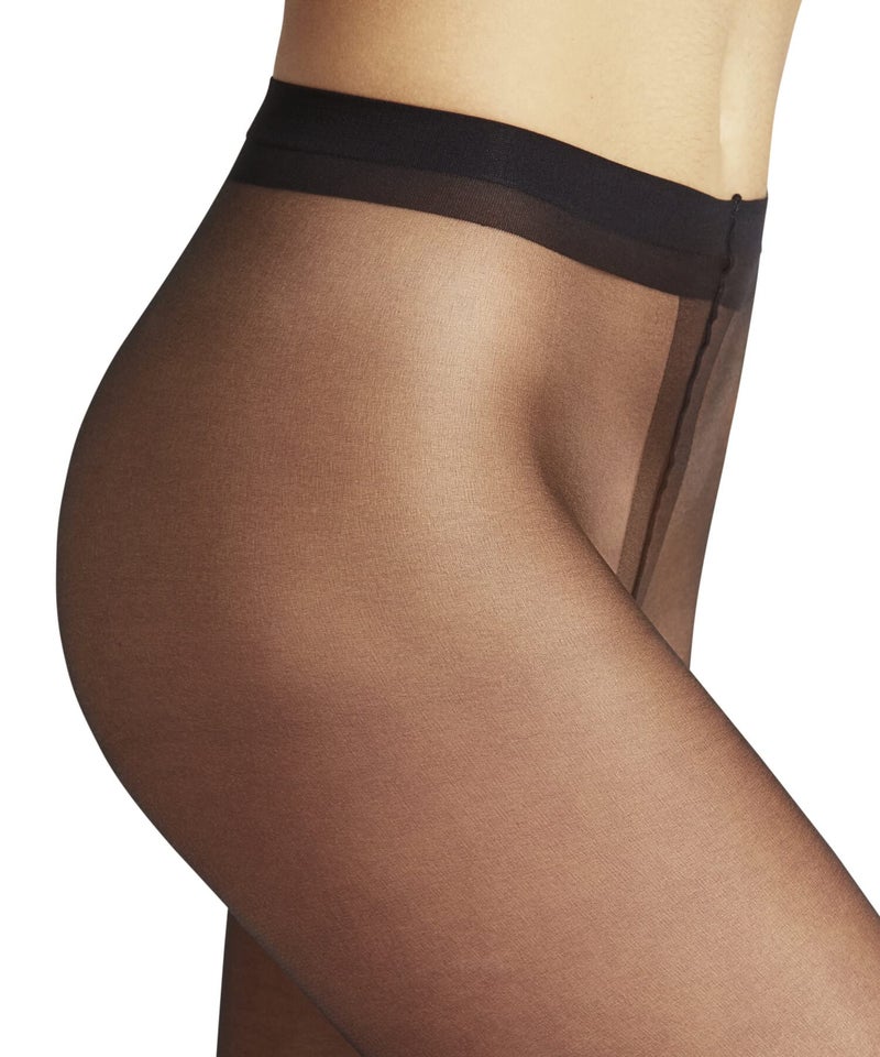 FALKE Women's Shelina 12 Denier Tights, Glossy Finish, Narrow Waistband, Ultra-Sheer Fine Transparent, Nylon, Black (Black 3009), M, 1 Pair - Image 5